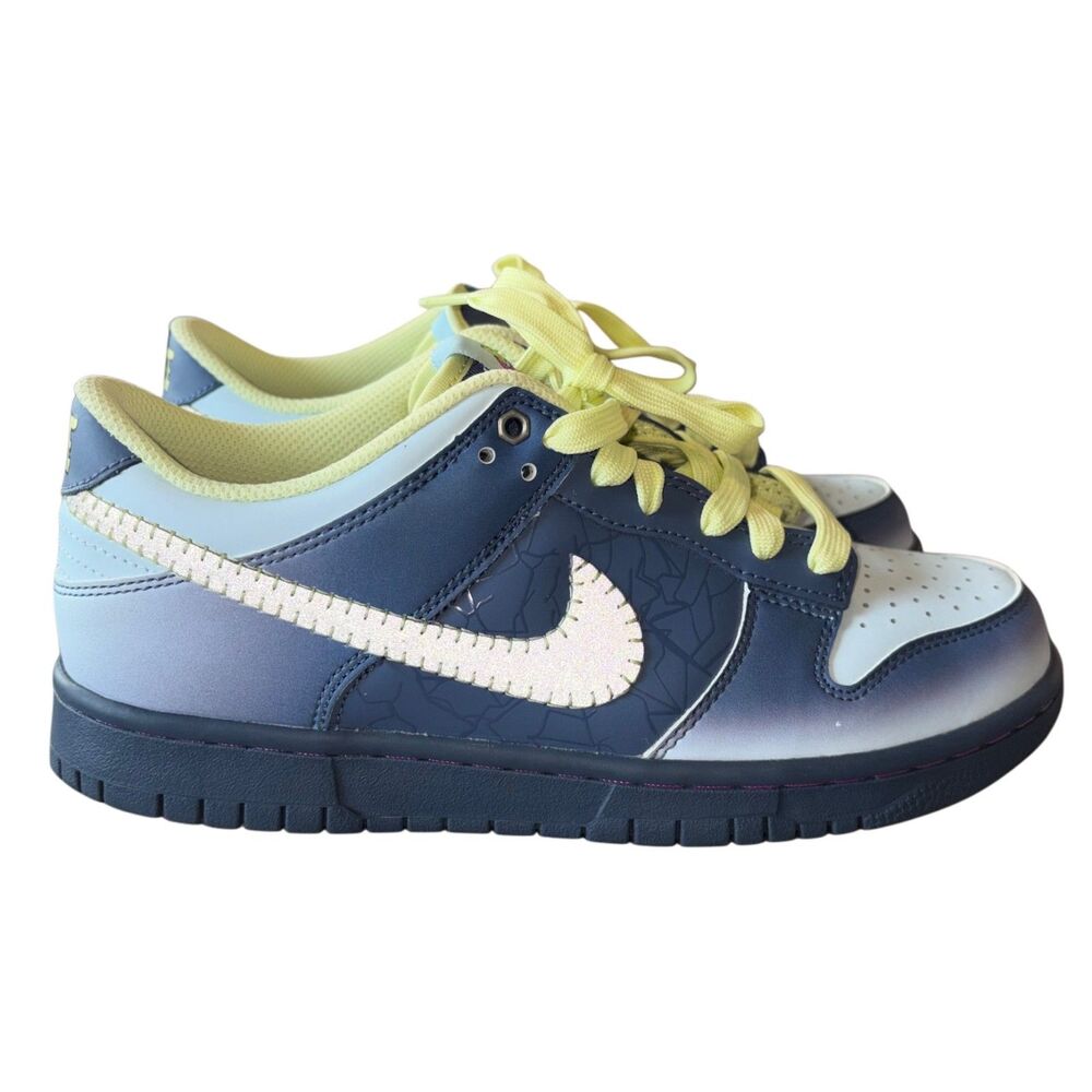 Nike Dunk Low Top Halloween I Am Fearless Sneakers Womens Sz 8 Youth Sz 6.5Y
